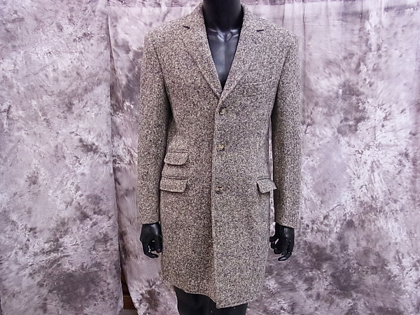 実際に弊社で買取させて頂いたBRUNELLO CUCINELLI/ブルネロクチネリ 3B チェスターコート/48の画像 1枚目