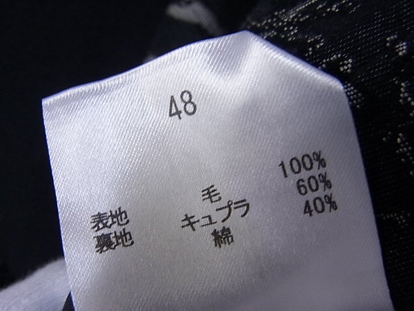 実際に弊社で買取させて頂いたRoen/ロエン スカルスワロフスキー ベスト/ジレ ウール 黒/48の画像 7枚目