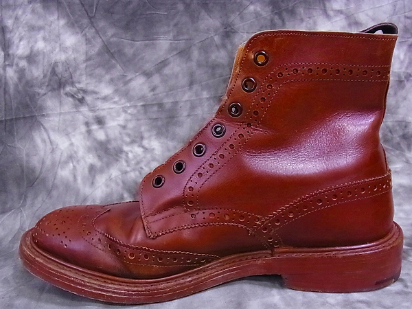 実際に弊社で買取させて頂いたTRICKER'S/トリッカーズ ウイングチップシューズ M2508/UK8.5の画像 4枚目