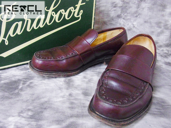 実際に弊社で買取させて頂いたPARABOOT/パラブーツ ローファー/レザーシューズ ブラウン/4