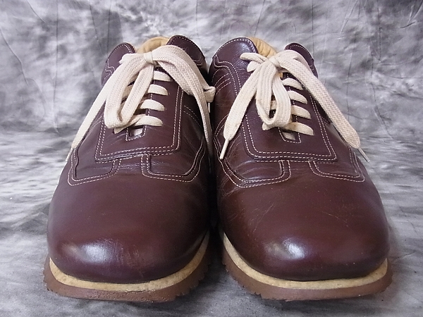 実際に弊社で買取させて頂いたSANTONI/サントーニ メンフィス レザー/革靴 スニーカー/茶/6.5の画像 1枚目