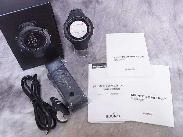 実際に弊社で買取させて頂いたSUUNTO/スント AMBIT3 RUN/アンビット3 ラン 黒/SS021257000の画像 9枚目