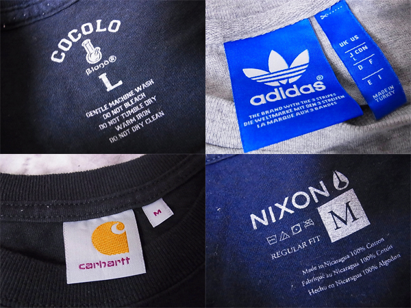 実際に弊社で買取させて頂いたカーハート/NIXON/adidas他 フォトプリント等 Tシャツ 5点↑の画像 5枚目