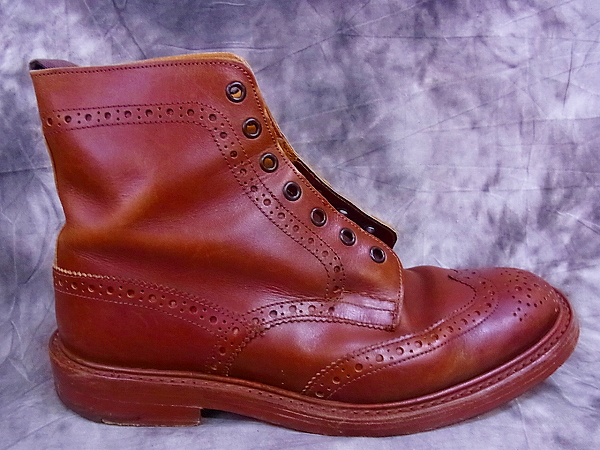 実際に弊社で買取させて頂いたTRICKER'S/トリッカーズ ウイングチップシューズ M2508/UK8.5の画像 5枚目