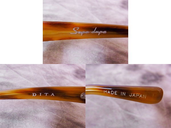 実際に弊社で買取させて頂いたDITA/ディータ  SUPA DUPA/スパドゥパ スクエア型 サングラスの画像 5枚目