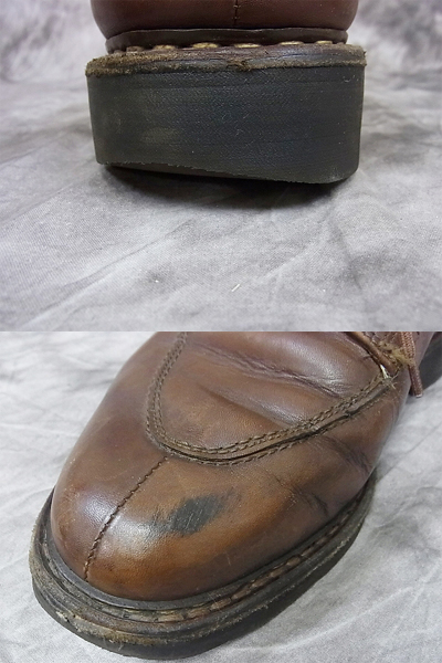 実際に弊社で買取させて頂いたParaboot/パラブーツ ニューヨーク Uチップ レザーシューズ/5.5の画像 8枚目