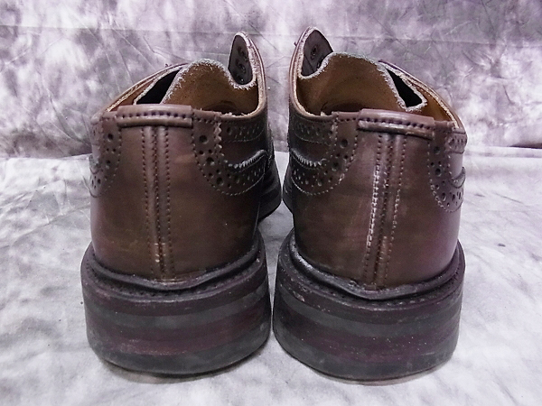 実際に弊社で買取させて頂いたTricker's/トリッカーズ ウィングチップ ローカット L5633/5.5の画像 2枚目