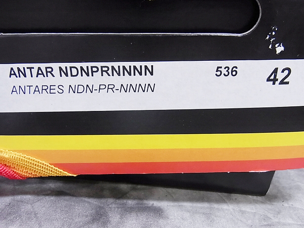 実際に弊社で買取させて頂いたアトランティックスターズ ANTARES NDN-PR-NNNN ブラック/42の画像 9枚目