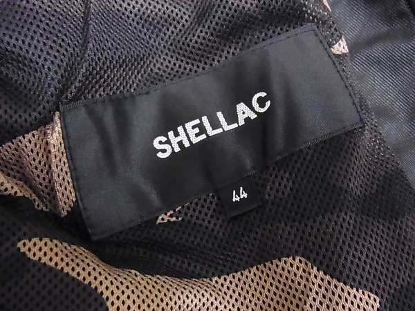 実際に弊社で買取させて頂いたSHELLAC/シェラック ジップアップミリタリーブルゾン カモ柄 44の画像 3枚目