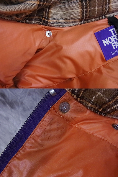 実際に弊社で買取させて頂いたTHE NORTH FACE×SWAGGER×MURO ツイードダウンJKT ND2660N/Mの画像 6枚目