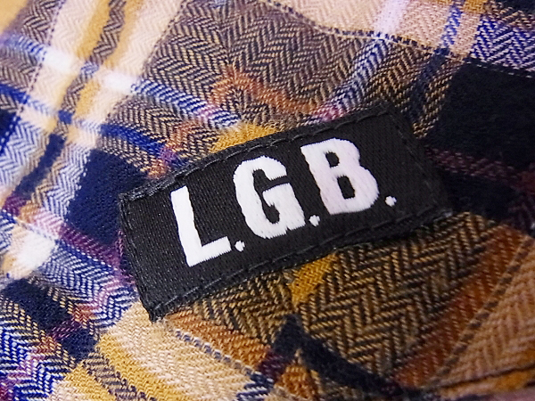 実際に弊社で買取させて頂いたLGB/ルグランブルー SHIRT-G/PK/M チェック柄 シャツパーカー/1の画像 3枚目