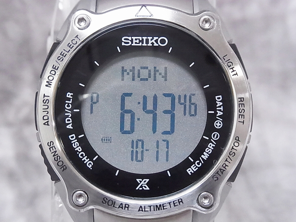 SEIKO PROSPEX アルピニスト デジタル腕時計/S822-00B0の買取実績 - ブランド買取専門店リアクロ