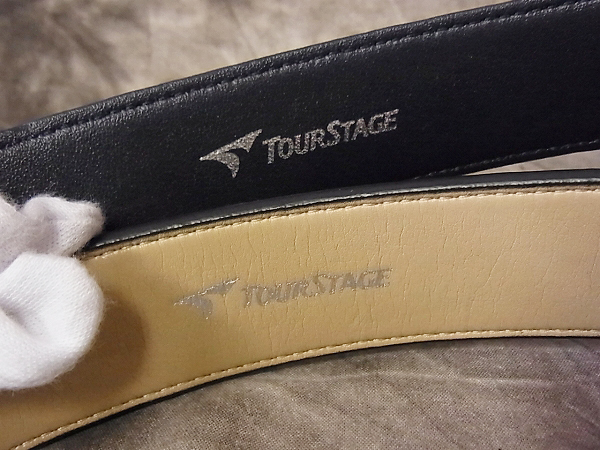 実際に弊社で買取させて頂いたTOURSTAGE/ツアーステージ ベルト ブラック/ブルー 2点セットの画像 3枚目