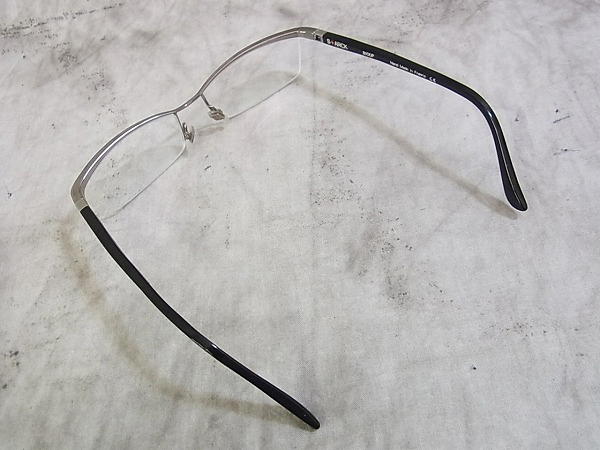実際に弊社で買取させて頂いたStarck eyes×alain mikli 眼鏡フレーム ガンメタ SH0001-0021の画像 2枚目
