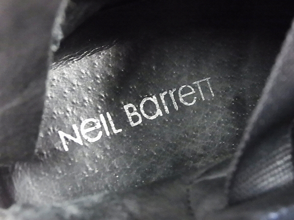 実際に弊社で買取させて頂いたNeil Barrett/ニールバレット バックZIP スタッズスニーカー/40の画像 6枚目