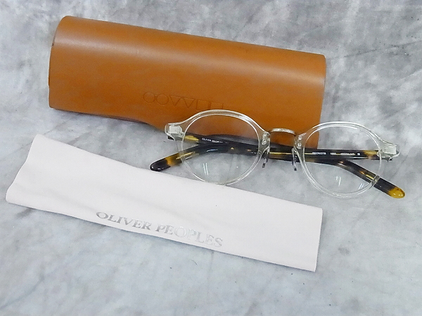 実際に弊社で買取させて頂いたOLIVER PEOPLES FIRSTコレクション復刻 眼鏡フレーム/OP-1955の画像 8枚目