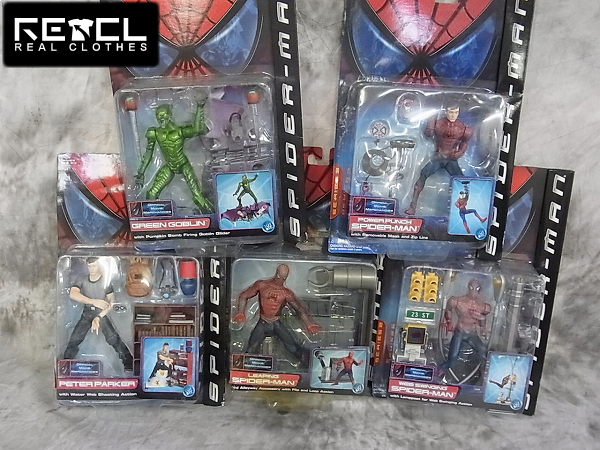 実際に弊社で買取させて頂いた【未開封】スパイダーマン スパイダー/グリーンゴブリン 5点SET