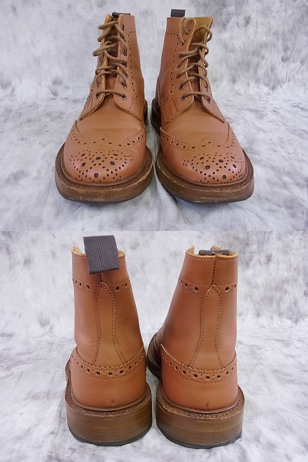 実際に弊社で買取させて頂いたTricker's/トリッカーズ STOW ウィングチップレザーブーツ/8の画像 1枚目