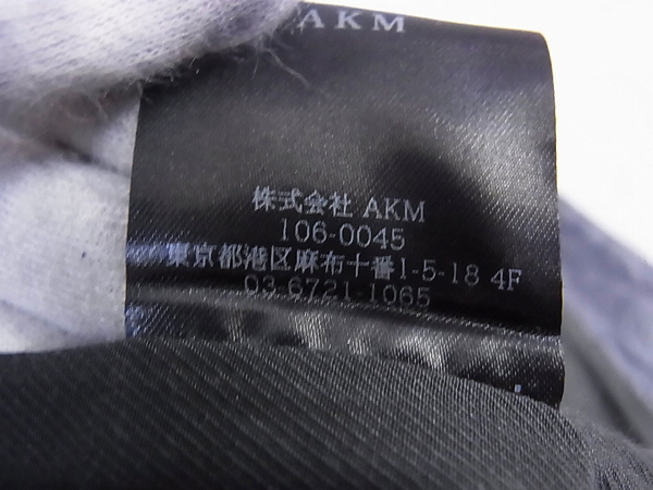 実際に弊社で買取させて頂いたAKM/エーケーエム[9万↑]wrinkle standレザーライダースB026/Mの画像 4枚目