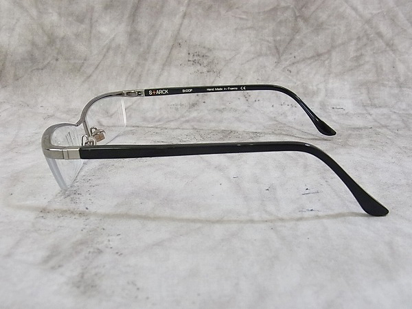 実際に弊社で買取させて頂いたStarck eyes×alain mikli 眼鏡フレーム ガンメタ SH0001-0021の画像 5枚目