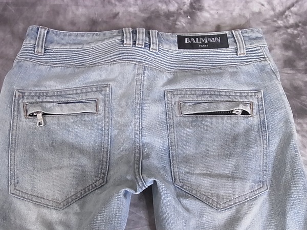 実際に弊社で買取させて頂いたBALMAIN HOMME/バルマンオム 13SS デニムパンツ T500 C198/29の画像 3枚目