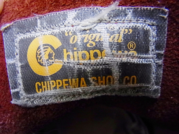 実際に弊社で買取させて頂いたCHIPPEWA/チペワ スエード/レザー モンキーブーツ 91075 8.5の画像 6枚目