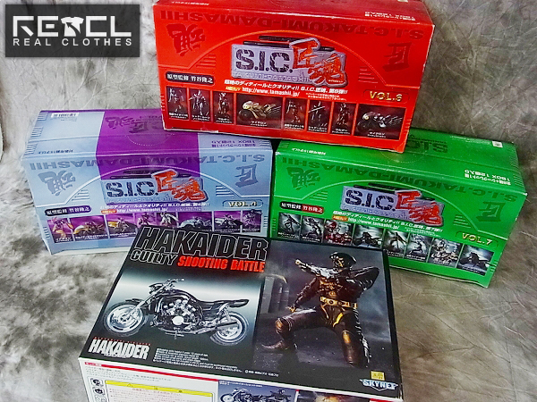 実際に弊社で買取させて頂いた[処分/4点]仮面ライダー 1号/ロボコン等 S.I.C.フィギュア