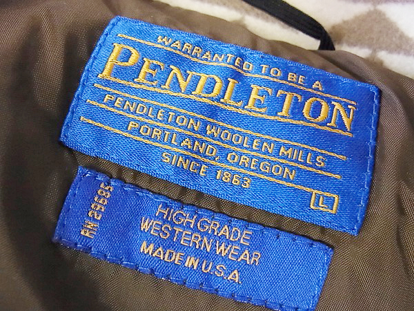 実際に弊社で買取させて頂いたPENDLETON/ペンドルトン ネイティブ柄 ウールジャケット/Lの画像 2枚目