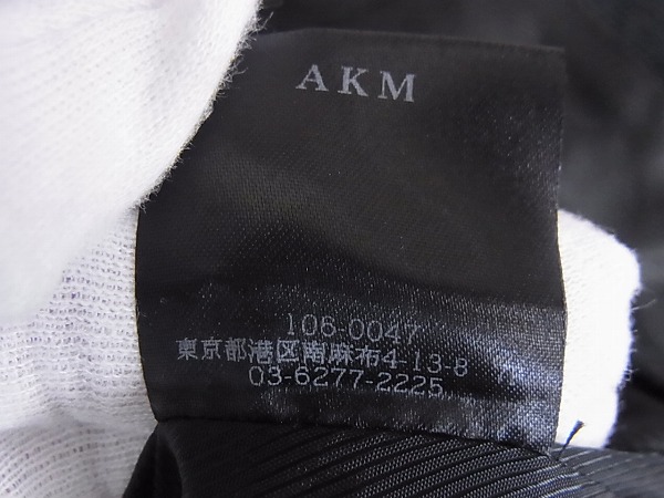 実際に弊社で買取させて頂いたAKM DIA-2B JKT/キルティングテーラードジャケット B298/Lの画像 6枚目