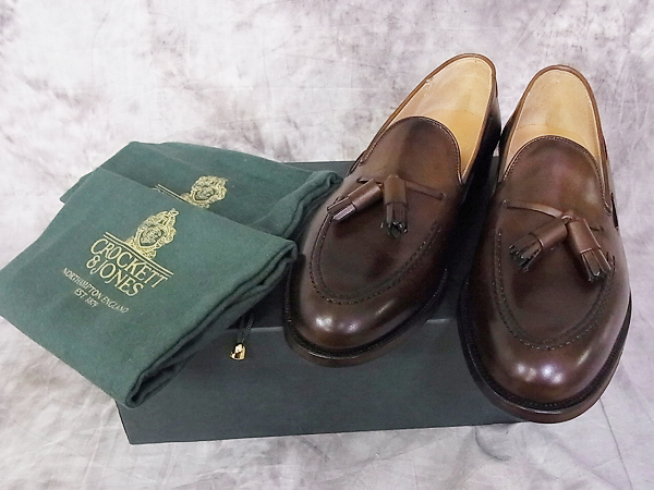 実際に弊社で買取させて頂いたCrockett&Jones/クロケット&ジョーンズ CAVENDISH 3 タッセル 7の画像 9枚目