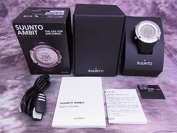 実際に弊社で買取させて頂いたSUUNTO/スント AMBIT/アンビット SS018372000 腕時計 シルバーの画像 7枚目