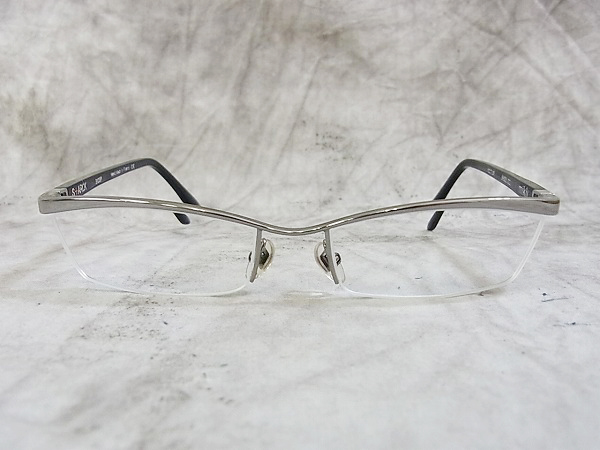 実際に弊社で買取させて頂いたStarck eyes×alain mikli 眼鏡フレーム ガンメタ SH0001-0021の画像 1枚目