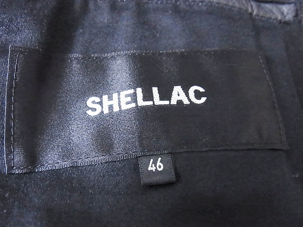 実際に弊社で買取させて頂いたSHELLAC/シェラック シープスキン ジャケット 羊革 46の画像 2枚目