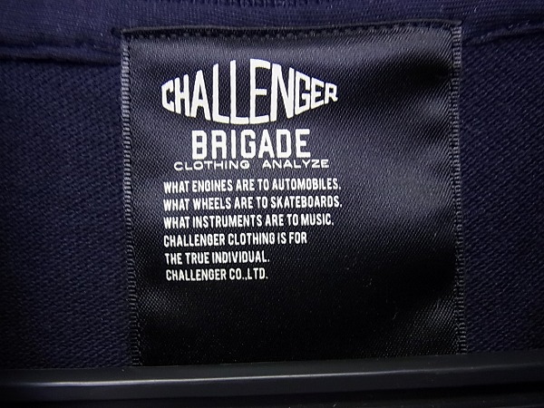 実際に弊社で買取させて頂いたCHALLENGER/チャレンジャー BRIGADE 目玉ポロシャツ ブラック/Mの画像 3枚目