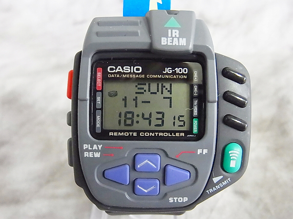 CASIO/カシオ サイバークロス/光通信 デジタル腕時計/JG-100の買取実績