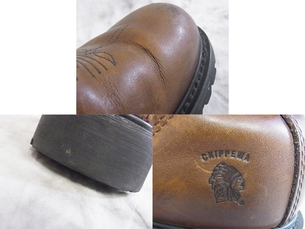 実際に弊社で買取させて頂いたCHIPPEWA/チペワ ロメオ レザー サイドゴアブーツ/8.5EEの画像 9枚目