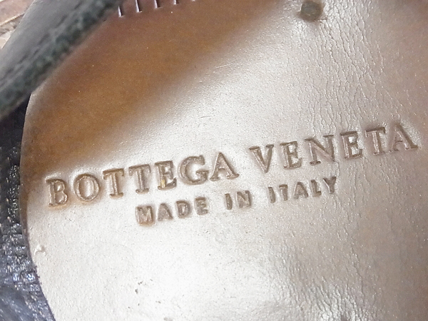 実際に弊社で買取させて頂いたBOTTEGA VENETA/ボッテガヴェネタ イントレ レザーサンダル/40の画像 6枚目