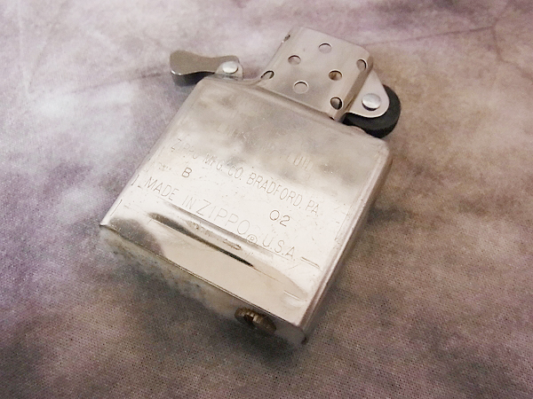 実際に弊社で買取させて頂いたZIPPO/ジッポー ZERO HALLIBURTON/ゼロハリバートン 2003年製の画像 6枚目