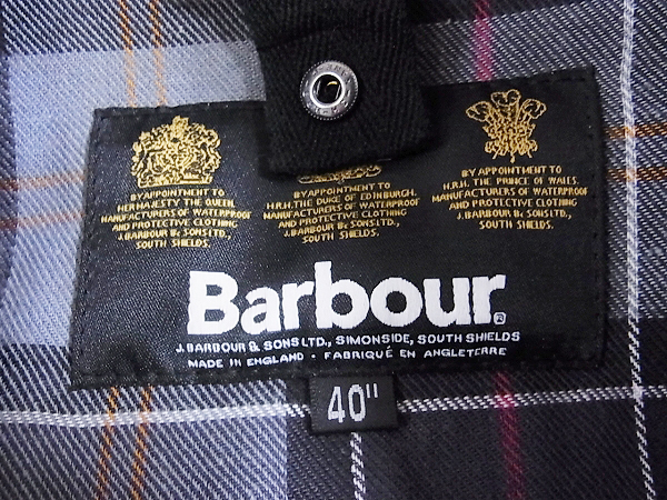 実際に弊社で買取させて頂いたBarbour/バブアー ノンオイル ビデイルジャケット ブルー/40の画像 3枚目