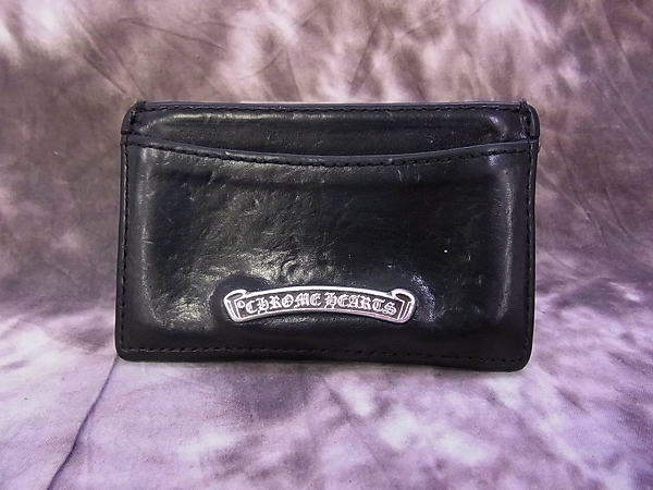 CHROME HEARTS ジョッター/メモホルダー付きレザーカードケースの買取 ...