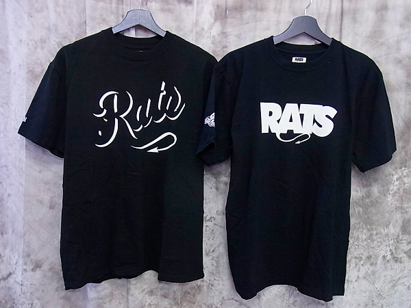 実際に弊社で買取させて頂いたRATS/ラッツ SUPPORT/FILTHY等 ロゴ入りTシャツ 7点SETの画像 3枚目