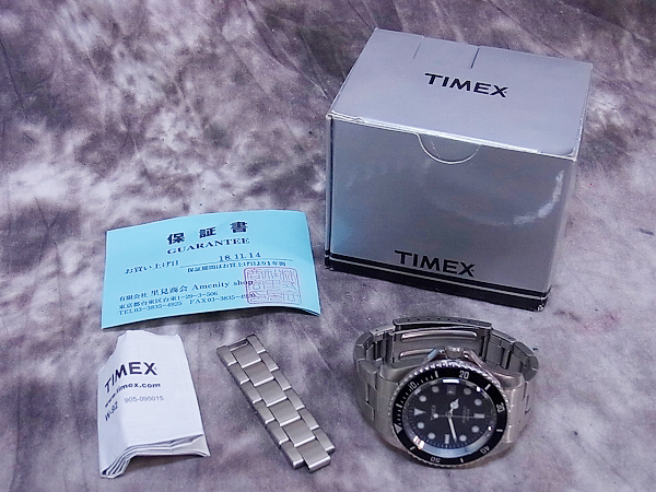 実際に弊社で買取させて頂いたTIMEX/タイメックス クラシックダイバー アナログモデル T29781の画像 7枚目