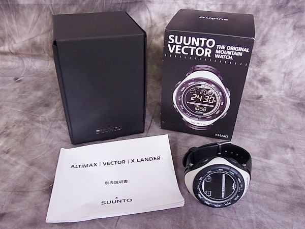 実際に弊社で買取させて頂いたSUUNTO/スント VECTOR KHAKI/ベクター・カーキー SS010600210の画像 7枚目