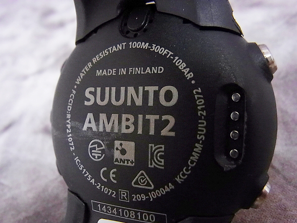 実際に弊社で買取させて頂いたSUUNTO/スント AMBIT2/アンビット2 GPS内蔵 腕時計 SS019651000の画像 5枚目