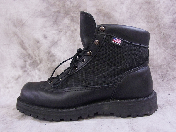 実際に弊社で買取させて頂いたDANNER/ダナー 31400X ダナーライト 黒 ブーツ 米国製/9.5の画像 5枚目