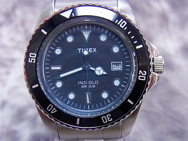 実際に弊社で買取させて頂いたTIMEX/タイメックス クラシックダイバー アナログモデル T29781の画像 1枚目