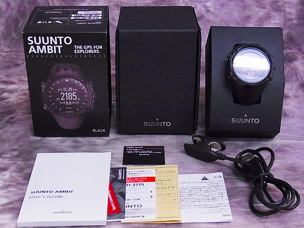 実際に弊社で買取させて頂いたSUUNTO/スント AMBIT/アンビット SS018374000 腕時計 ブラックの画像 7枚目