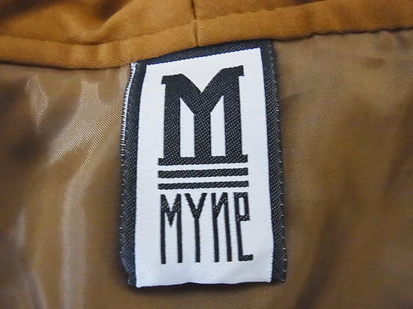 実際に弊社で買取させて頂いたミハラヤスヒロ MYne/マイン 16AW BENCH COAT フーディ/Lの画像 2枚目