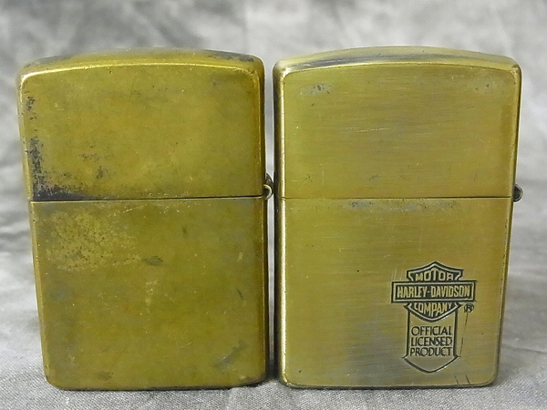 ZIPPO/ジッポー ハーレーダビッドソン 90/91年製 2点セットの買取実績