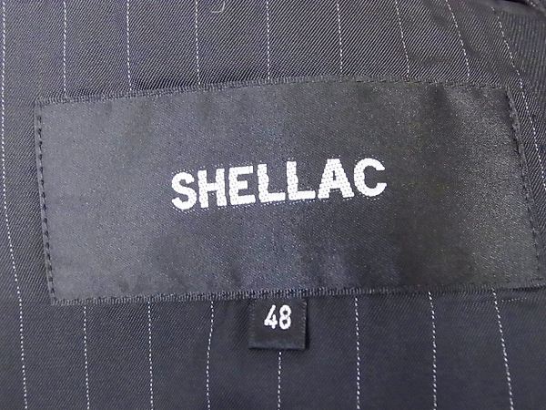 実際に弊社で買取させて頂いたSHELLAC/シェラック 2B上下セットアップシングルスーツ/48の画像 2枚目